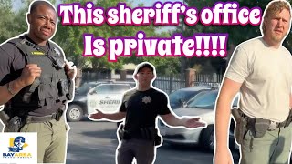 quotSHERIFF TELLS ME HE DOESN’T LIKE MEquot SACRAMENTO CA FIRST AMENDMENT [upl. by Monia]