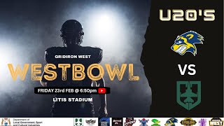 2024 Gridiron West  Under 20s WEST BOWL XIX [upl. by Locklin430]