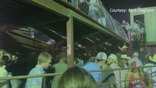 Bleachers werent inspected before collapse during county fair [upl. by Langley]