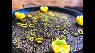 How to Make Paella Negra or Arroz Negro  Helina Sanchez [upl. by Cordi]