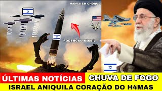 Israel ataca quartel estratégico do H⁴M4S em devastador ataque aéreo [upl. by Nylimaj]