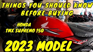 ISSUES  HONDA TMX SUPREMO 2023 MODEL  BAGO KA BUMILI PANOORIN MO MUNA TO  NO BIAS REVIEW [upl. by Fairley802]