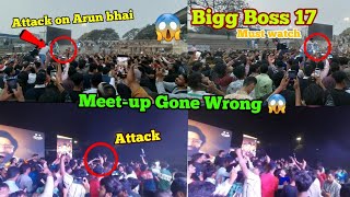 Bigg Boss 17 Arun Bhai  Meetup in Hyderabad 😱 gone Wrong [upl. by Ashwell]