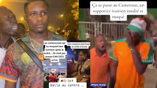 ⚽️🙆‍♀️LES SUPPORTERS CAMEROUNAIS HUÉS PAR LES IVOIRIENS SUITE À LA DÉFAITE JAI MAL AUX ORGANES [upl. by Onid]