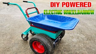 DIY Powered Electric Wheelbarrow [upl. by Emiaj563]