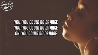 HER  Damage Lyrics [upl. by Ralyat]