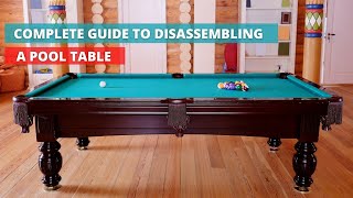 How to Disassemble a Pool Table THE RIGHT WAY [upl. by Nosam]