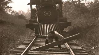 Buster Keaton  Clearing the railroad ties [upl. by Garvey972]