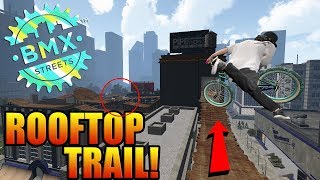 HIDDEN Rooftop Trail amp SKATEPARK PIPEWORKS City For BMX Streets PIPE CRAZY [upl. by Je]