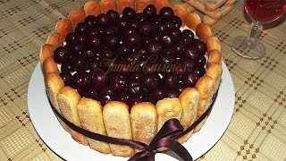 Tort  Tiramisu cu visine  JamilaCuisine [upl. by Apfel]