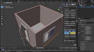 Blender 29 3D Architecture 1 Build a Simple House [upl. by Salakcin]