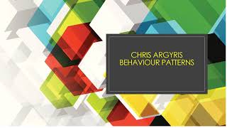 Chris Argyriss ImmaturityMaturity Theory PYSCHOLOGY PERSONALITY THEORIES Part1 [upl. by Goldner]