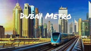 Riding Dubai Metro 🚇 [upl. by Huckaby]