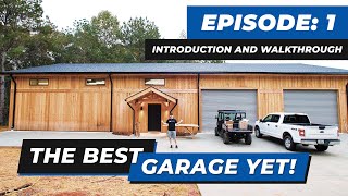 The BEST Garage Build EVER  E1 Initial Walkaround 5000 Sq Ft of Garage Perfection [upl. by Linder557]