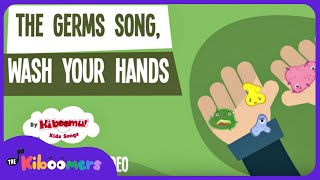 Wash Your Hands Lyric Video  The Kiboomers Preschool Songs amp Nursery Rhymes about Germs [upl. by Edythe]