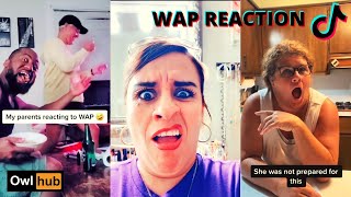 WAP reaction parents  Cardi b feat Megan Thee Stallion  WAP  Funny Tik Tok Compilation 4 [upl. by Lambard]