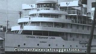 Les bateaux blancs de la Canada Steamship Lines [upl. by Eisenstark]