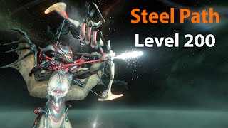 Warframe Steel Path Solo Survival 1 hour  MIRAGE PRIME amp KUVA BRAMMA amp Build Included [upl. by Layod961]