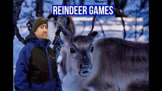 Lapland Finland Muotka Wilderness Hotel Reindeer Games [upl. by Aicekat]