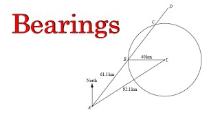 Bearings Lesson  Trigonometry Guided Notes Linked in Description [upl. by Etnelav]