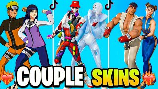 Couple Skins With Fortnite TikTok Dances amp Emotes Fast Flex Pay it Off In Da Party My World [upl. by Zebadiah]