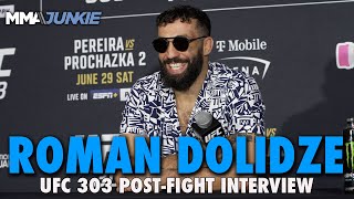 Roman Dolidze Ready to Fight Again on Short Notice Middleweight or Light Heavyweight  UFC 303 [upl. by Sokul813]