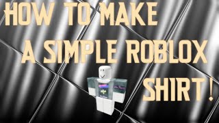 How to create a simple Roblox shirt in Paintnet TUTORIAL [upl. by Eseret]