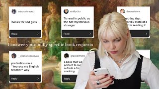 21 oddly specific book recommendations [upl. by Alane333]