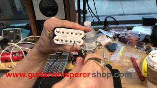 Easy Humbucker Height Adjustment for Better Tone [upl. by Anthe]