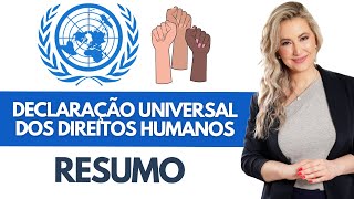 Declaração Universal dos Direitos Humanos 1948  Resumo e Importância [upl. by Aroel]