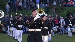 Show and Marchingband Kunst en Genoegen tijdens Oranje Taptoe Katwijk 2024 [upl. by Inatirb82]