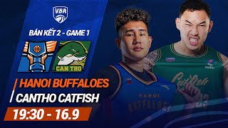 🔴 Playoff 2  G1 Hanoi Buffaloes  Cantho Catfish  Giải bóng rổ chuyên nghiệp Việt Nam  VBA 2024 [upl. by Marlena]