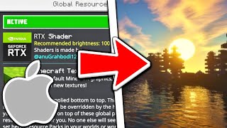 How To Run Shaders For MCPE 119 IOS Devices [upl. by Elenaj]