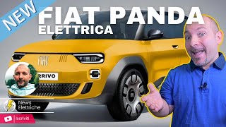 La NUOVA FIAT PANDA ELETTRICA ecco come sarà [upl. by Leonor]