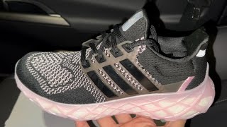 Adidas Ultraboost Web DNA Black Clear Pink Womens Shoes [upl. by Nej]