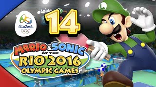 Mario and Sonic at the Rio 2016 Olympic Games for Wii U Part 14  Table Tennis 4Player [upl. by Grete]