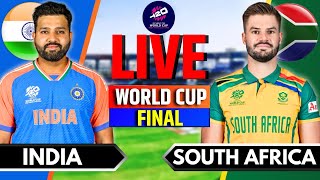 India vs South Africa Match Live  T20 World Cup Final Live  IND vs SA Live Match Today  IND vs SA [upl. by Eladroc]