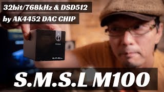 【SMSL M100】 手のひらサイズのUSB DACを試す！ [upl. by Aicetel933]