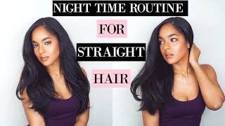 SIX WAYS TO MAINTAIN STRAIGHT HAIR AT NIGHT [upl. by Prober]