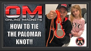 How to tie the Palomar knot for Magnet fishing and rope review [upl. by Jonathan]