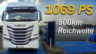 Elektrotrucker 6  Iveco SeWay Fahrspaß mit 1069 PS und 500 km realer Reichweite [upl. by Couture613]