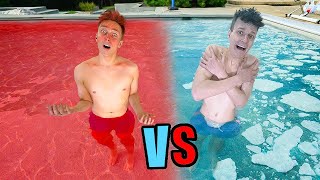 Sfida Piscina CALDO vs FREDDO [upl. by Adnirod906]