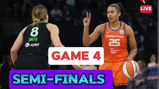 CONNECTICUT SUN VS MINNESOTA LYNX GAME 4 LIVE SCORE  WNBA SEMIFINALS 2024 [upl. by Anelrahs790]