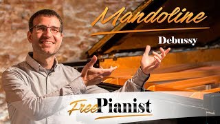 Mandoline  KARAOKE  PIANO ACCOMPANIMENT  Debussy [upl. by Erdman]