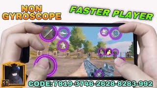 New🔥Best Sensitivity Non Gyroscope Zero RecoilControl CODE FASTER PLAYER  Daxua Handcam GAMEPLAY [upl. by Ihcur627]