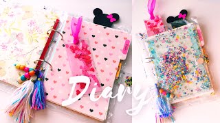 DIARY DECORATION IDEAS Diary tutorials DIY Fancy Diary How to make Diary Handmade Personal Diary [upl. by Mendes]