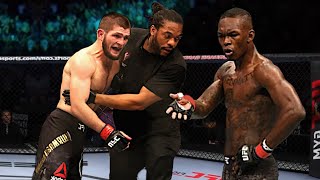 Israel Adesanya vs Khabib Nurmagomedov  UFC 4 [upl. by Essilem590]