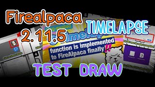 Trying out Firealpaca 2115 timelapse function [upl. by Clardy84]