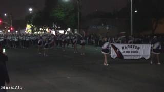 Barstow JHS  Zacatecas March  2016 Pomona Christmas Parade [upl. by Einaeg613]