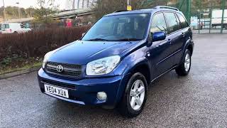 2004 Toyota RAV4 20 VVTi Xt4 Automatic Spectra Blue 1 LADY OWNER  FULL TOYOTA MAIN DEALER HISTORY [upl. by Alrak819]